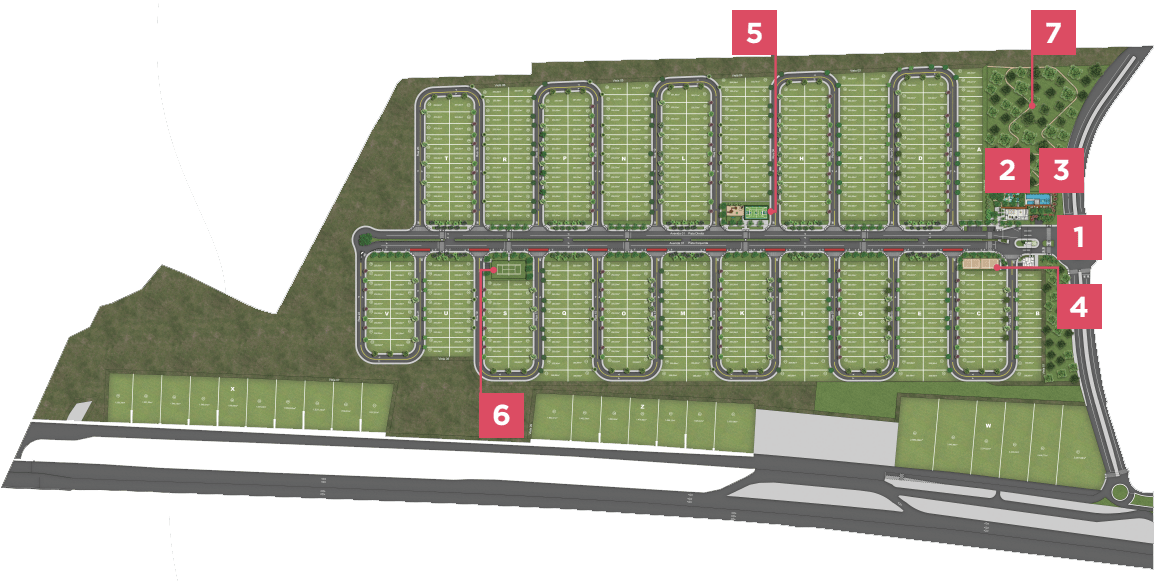 Ilustração da implantação da La Dolce Vita Taubaté